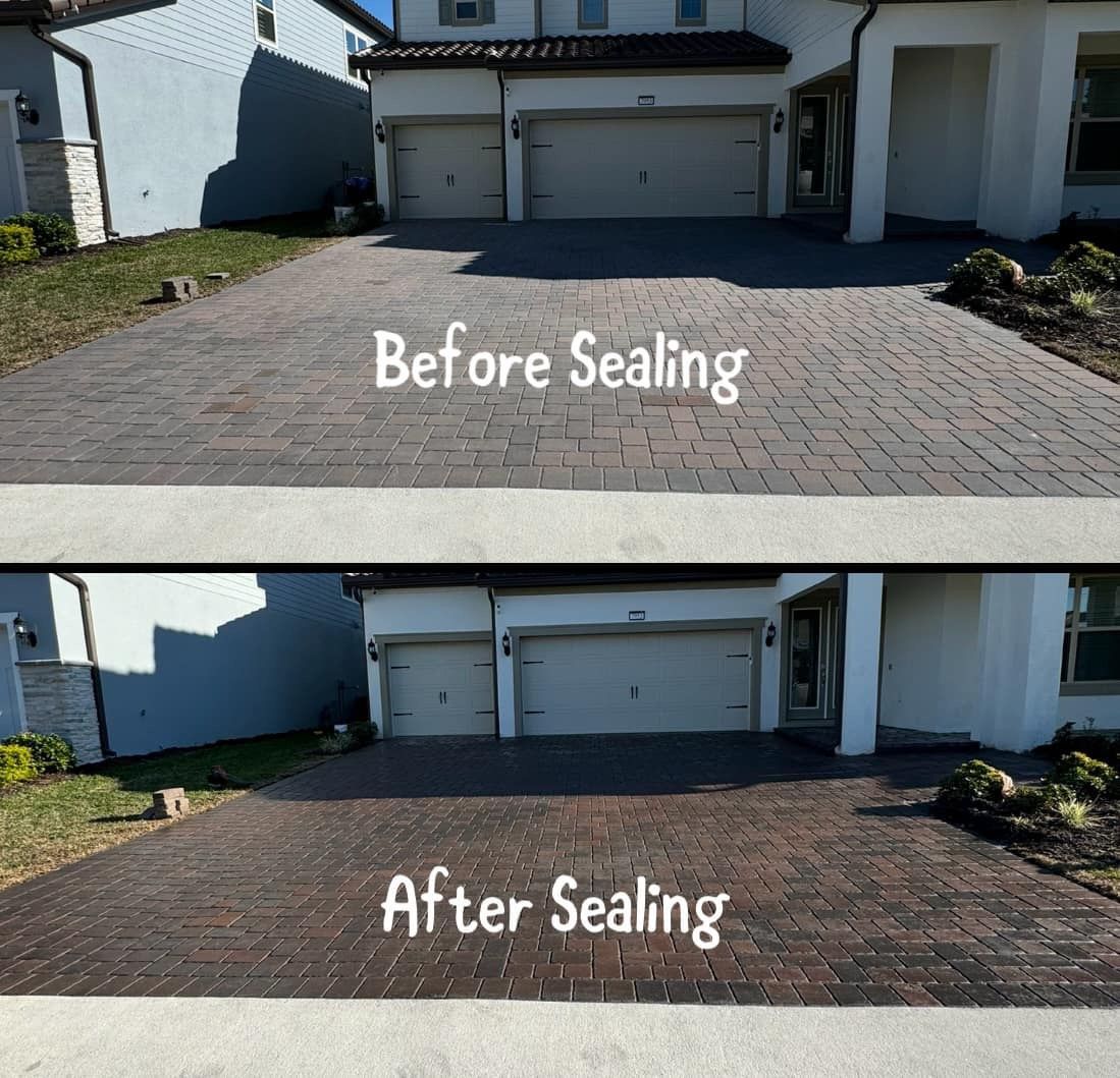 Before and After Sealing