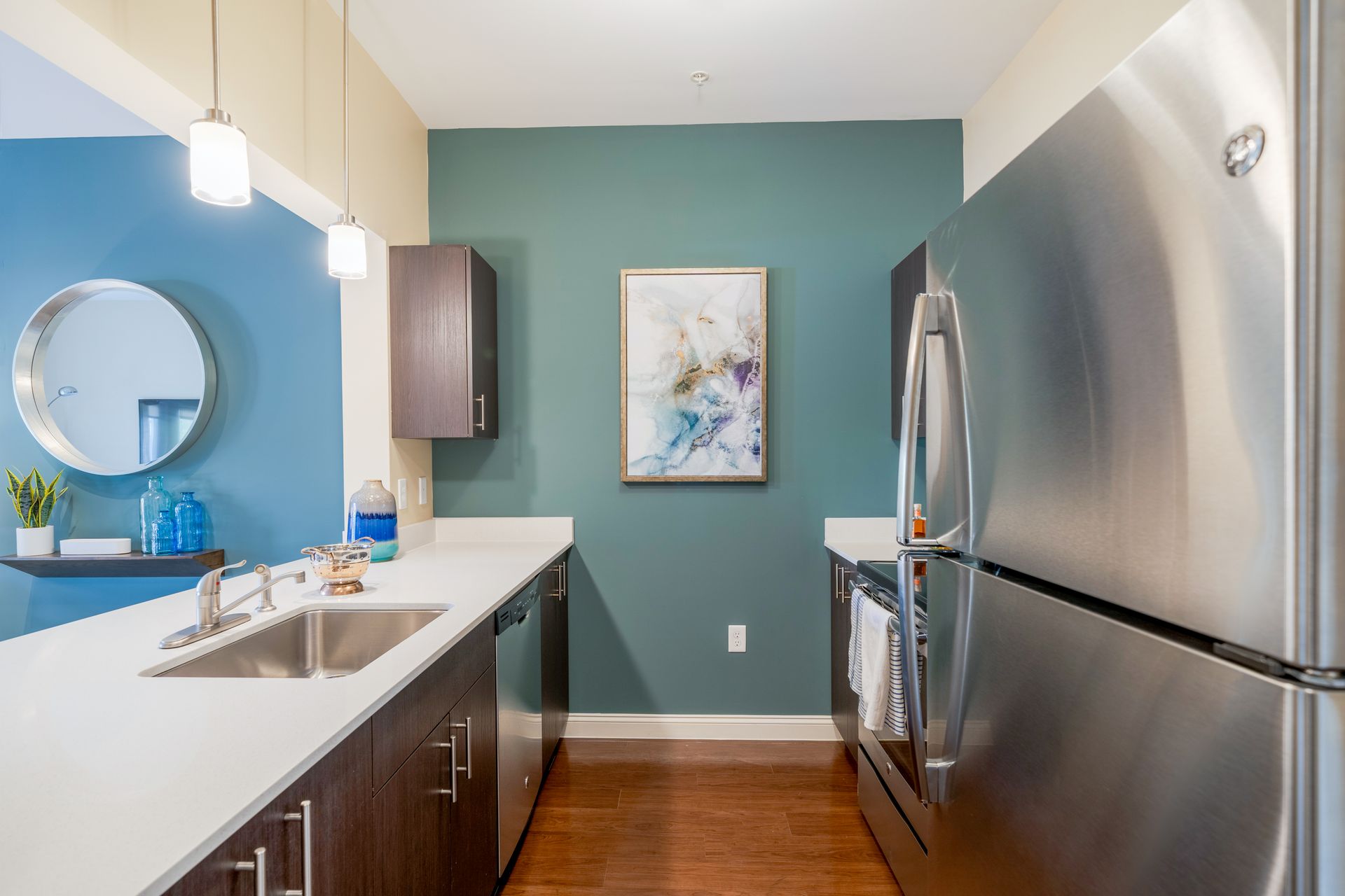 Kitchen at Wellington Parkside.
