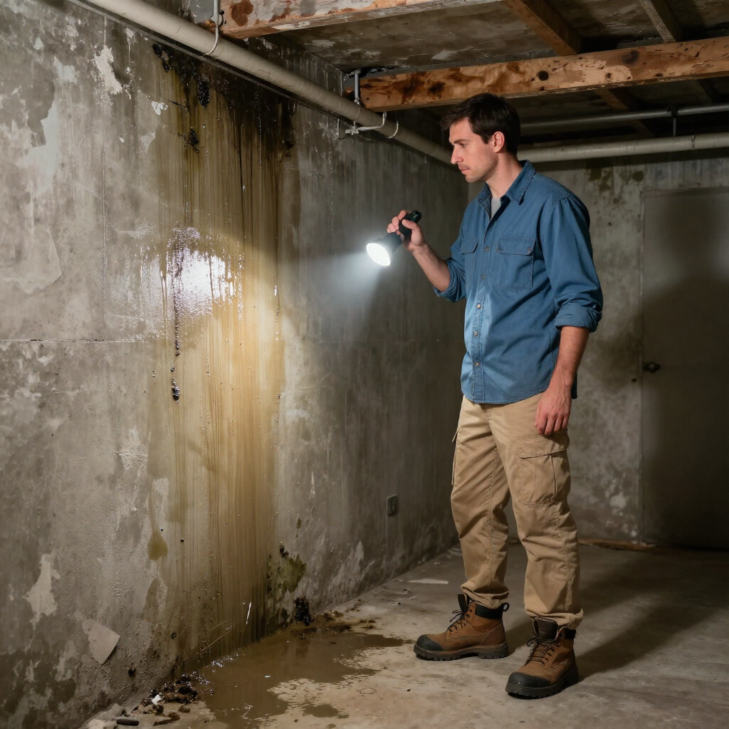 Guy holding flashlight