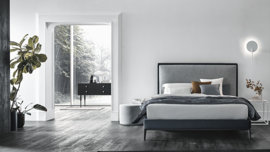 letto matrimoniale imbottito