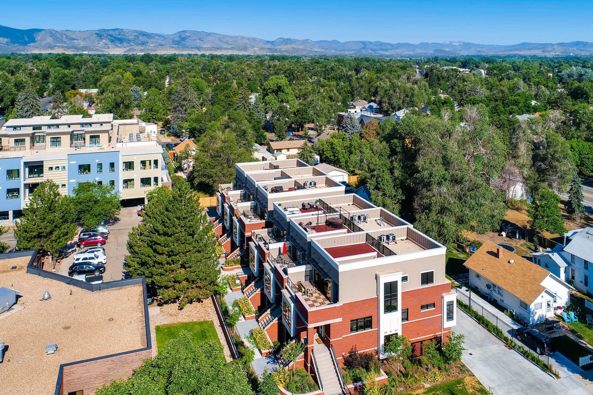 brownes on howes aerial view