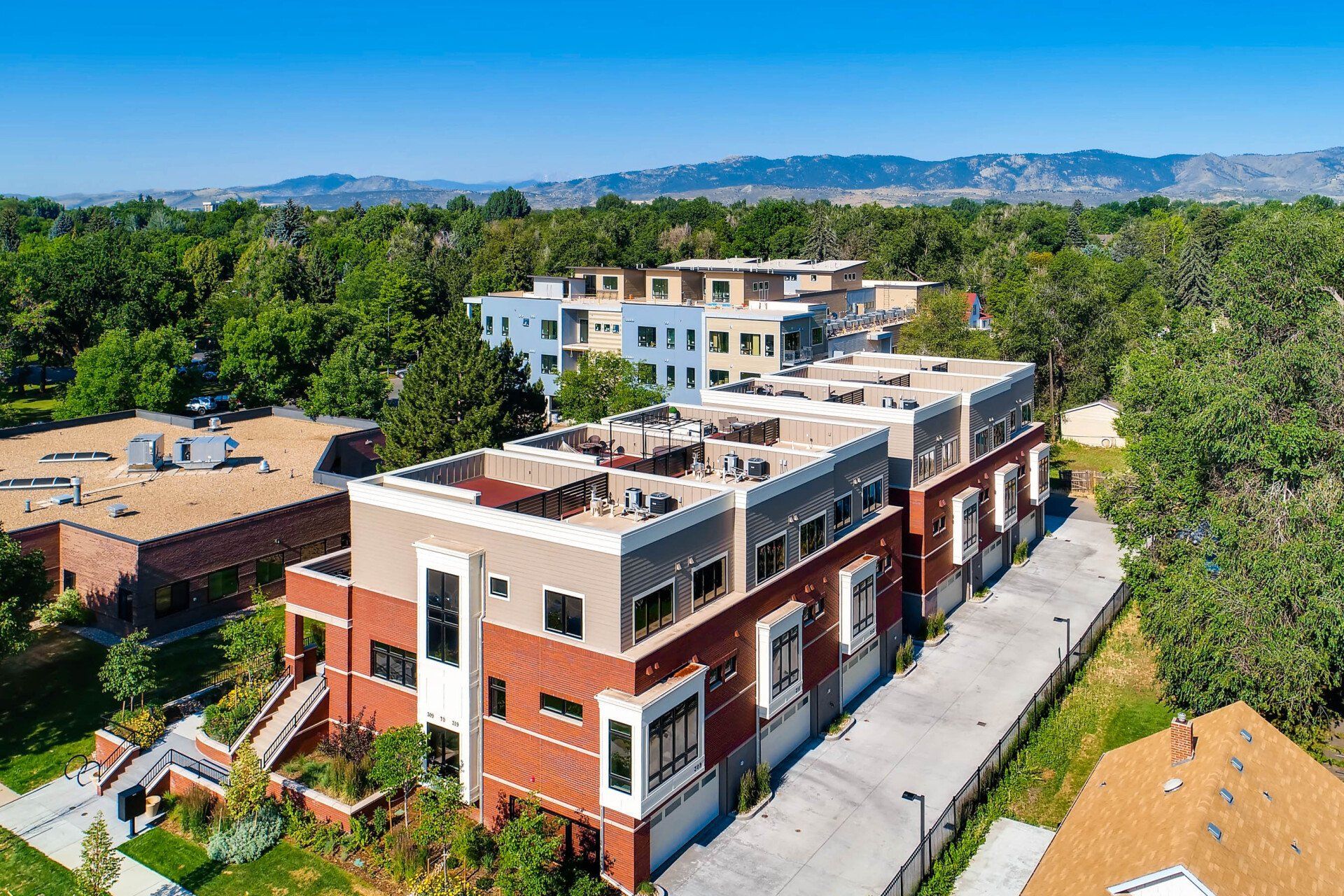 brownes on howes aerial view
