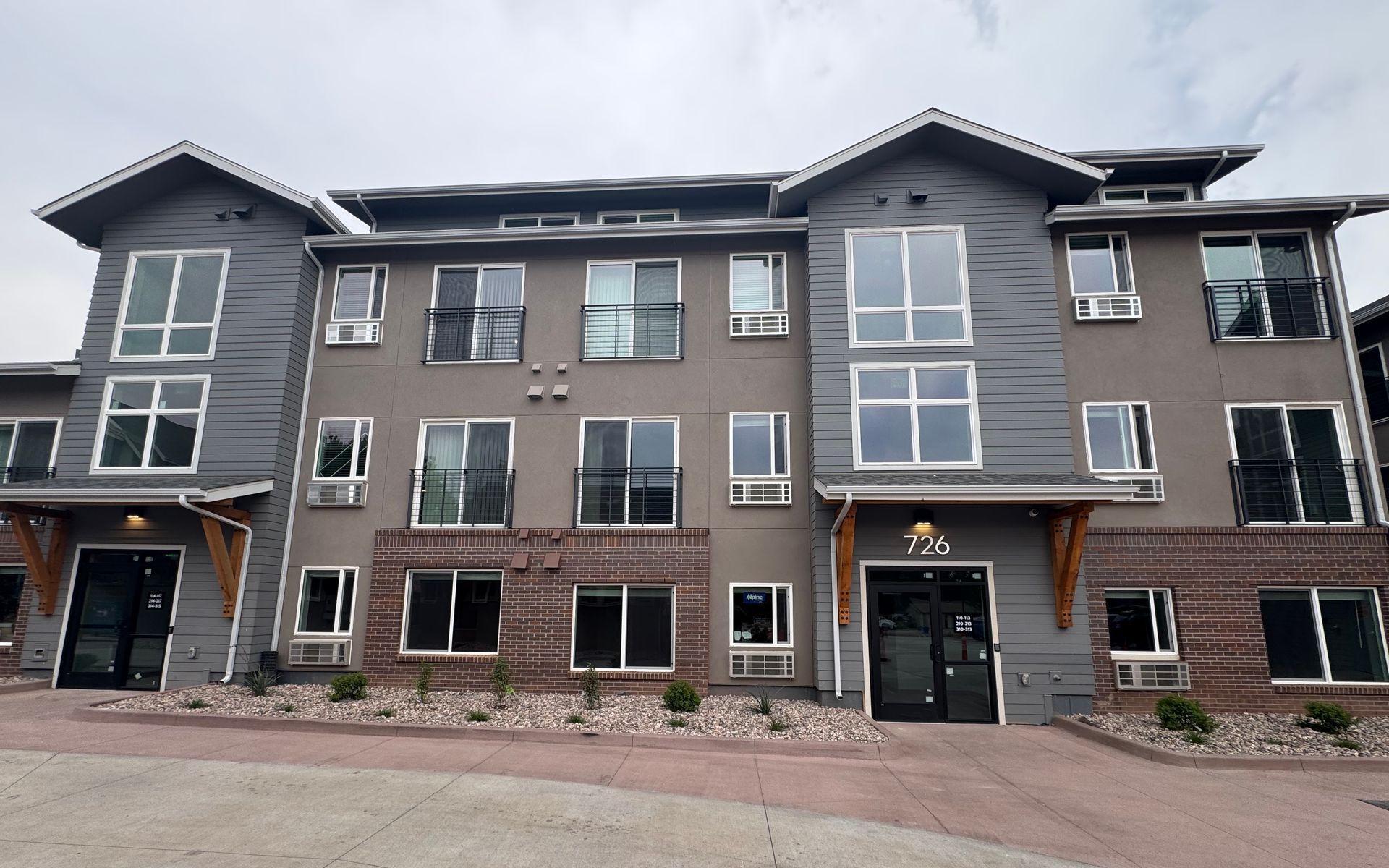The exterior of an apartment unit from Haven Apartments in Fort Collins managed by CP4L.