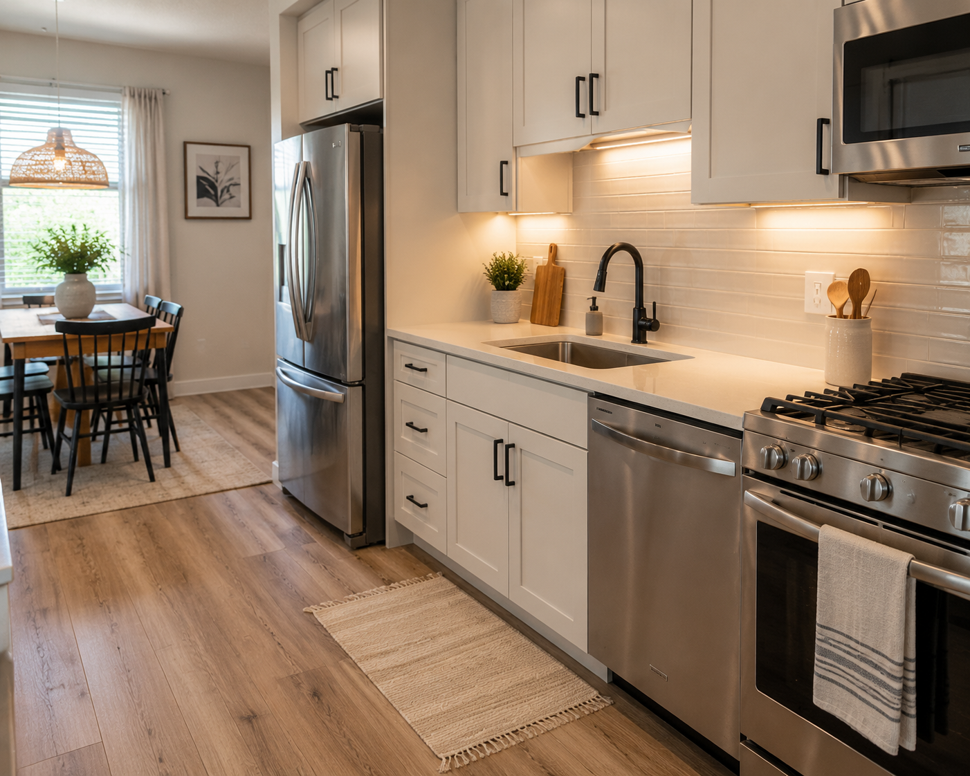 kitchen remodeling Ann Arbor lighting tile flooring