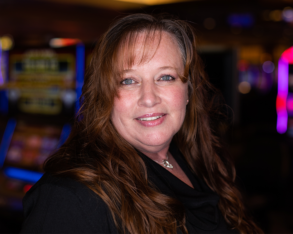 Allison Barkemeyer
Casino Host
abarkemeyer@threeriverscasino.com
541-991-7761
I’m a wife to an amazing man who just happens to be my best friend. We have 8 children between the two of us. As much as I love all of them, my greatest accomplishment is being a grandmother. I am a proud grandma of 7! Yes, I said 7!!! I also just so happen to be the best auntie, sister and sister in law to a combat Marine vet that we are so proud of.
I’m a rock hound at heart! Not sure what that is? Feel free to ask, I'd love to teach you! I love going on spontaneous adventures. From rock hunting, car rides, camping and anything that involves water. One of my best experiences was bicycle riding in Idaho on the Hiawatha Trail. I’m all about doing new adventures in new places and living everyday like it is my last.
If you haven't noticed by now I am a huge family person. When I started working at Three Rivers Casino Resort I quickly learned that not only is it just an amazing opportunity, but a family and a big one at that. Everyone here makes the guests their top priority and provides the best service possible, So how could I say no???? Since working here, my family has grown and has filled my heart in ways I didn't think was possible. I have over 28 years of providing superb customer service and I’m all about making sure my guests have the best experiences and feel like they are at home. I love helping my guests find new ideas for adventures and making the most of their visit here at Three Rivers Casino Resort.
I look forward to meeting each and every one of you!!