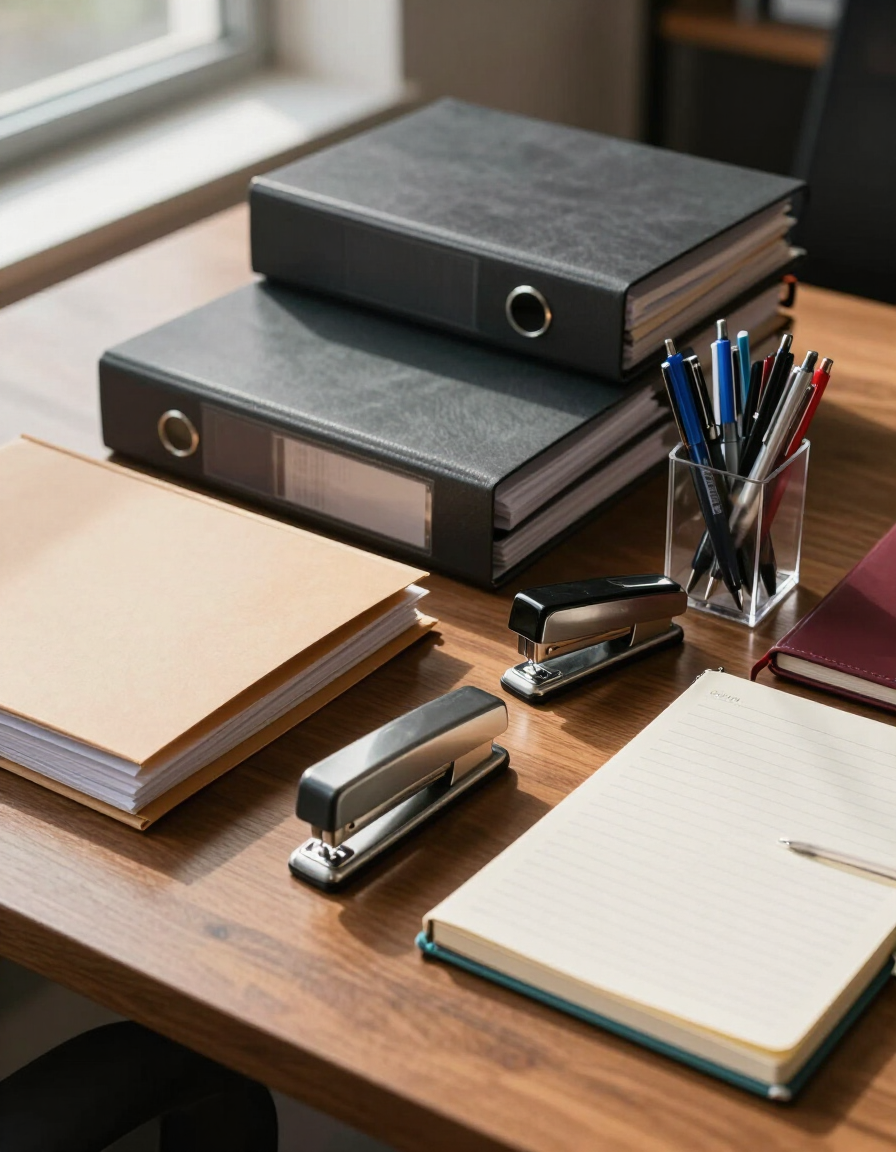 Mostrador de Librería Sistesa con insumos de oficina y papelería