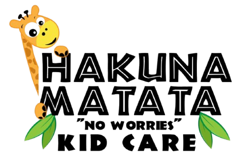 A logo for Hakuna Matata Kid Care A logo for Hakuna Matata Kid Care