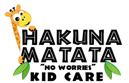 A logo for Hakuna Matata Kid Care