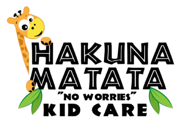 A logo for Hakuna Matata Kid Care