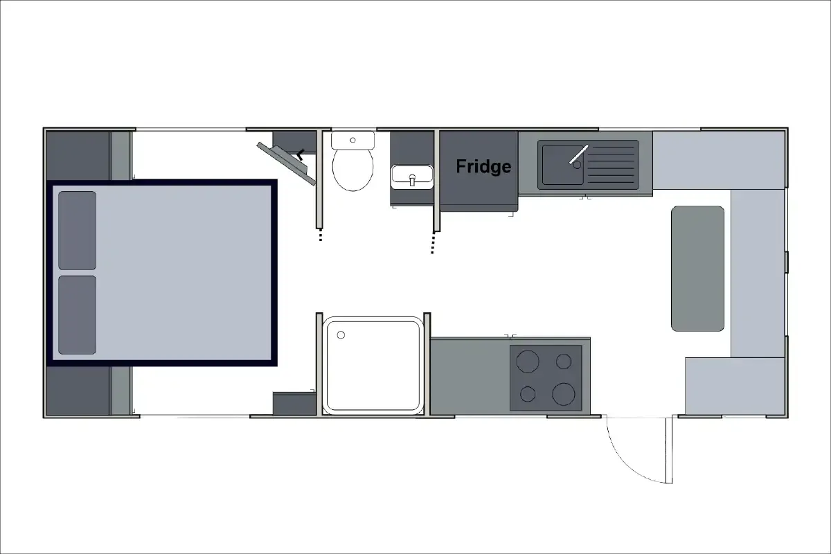 Safari Caravans | Tuff Roader 20 Floorplan