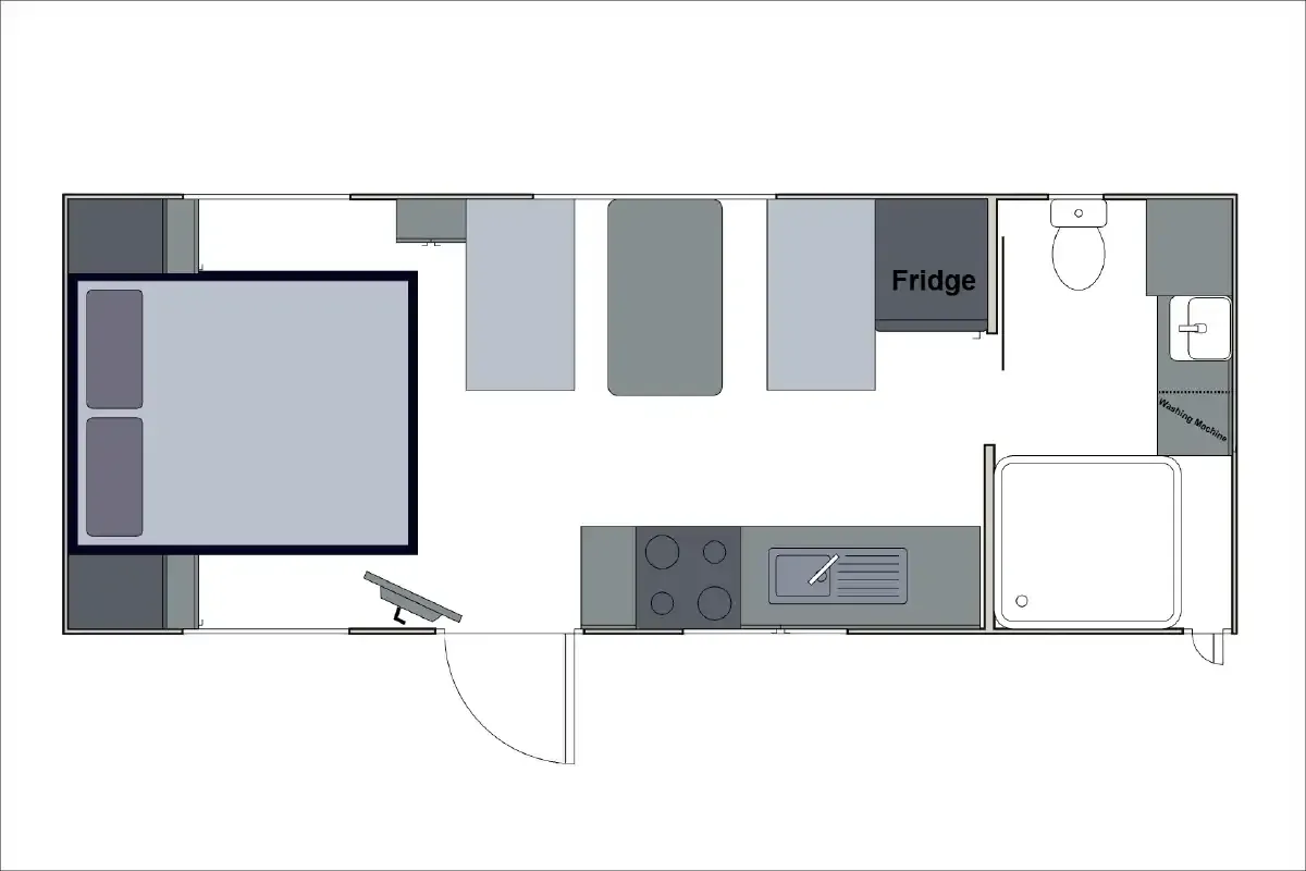 Safari Caravans | Tuff Roader 20 Floorplan