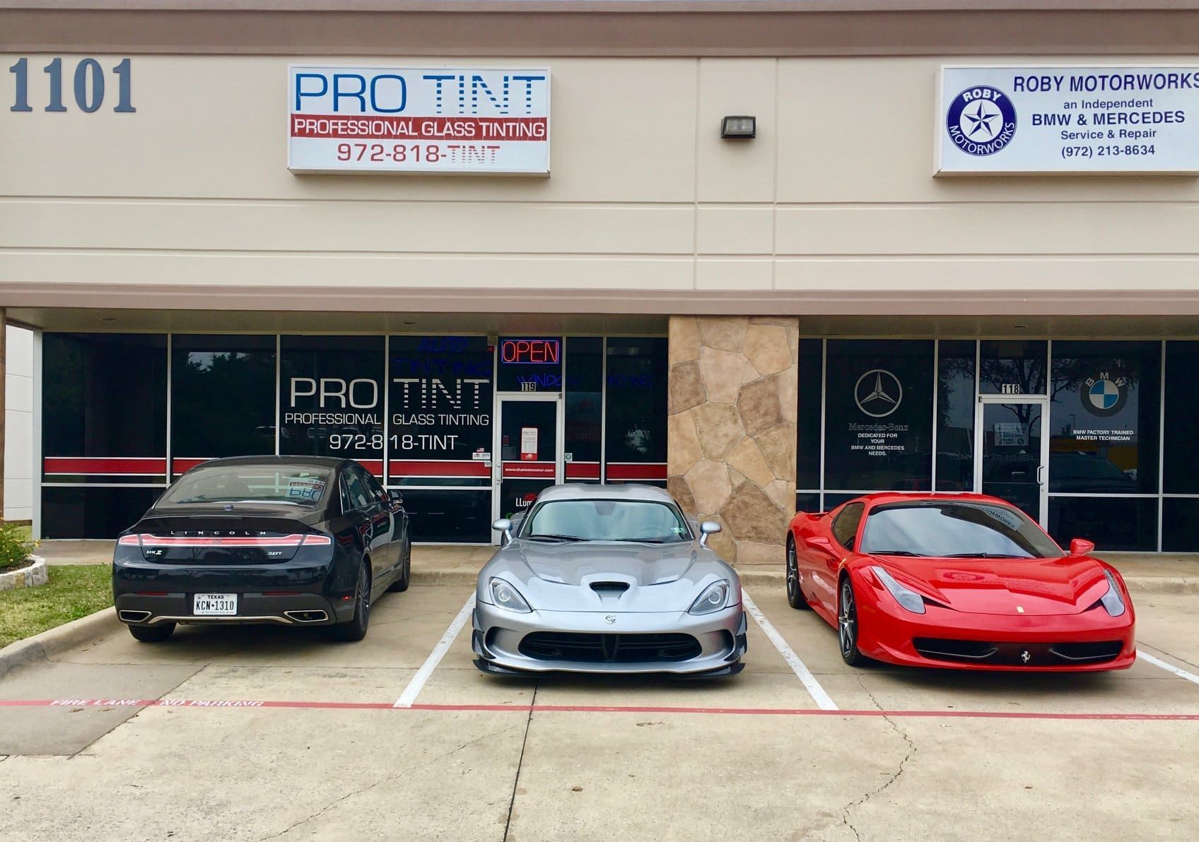 Pro Tint in Plano Shop