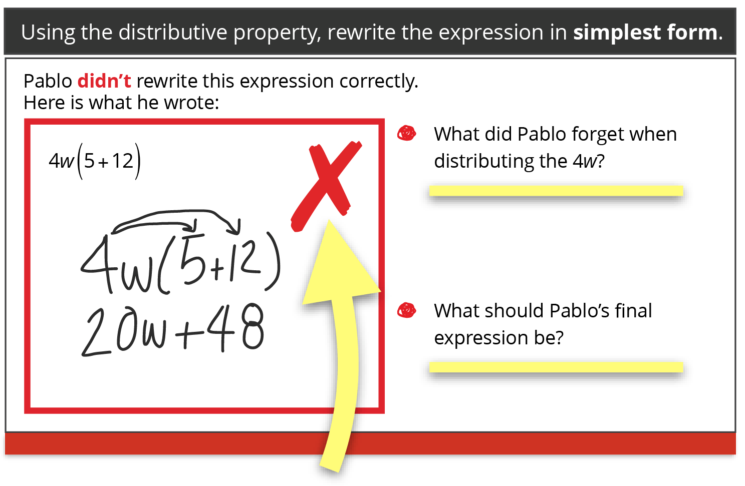AlgebraByExample Workbook Example