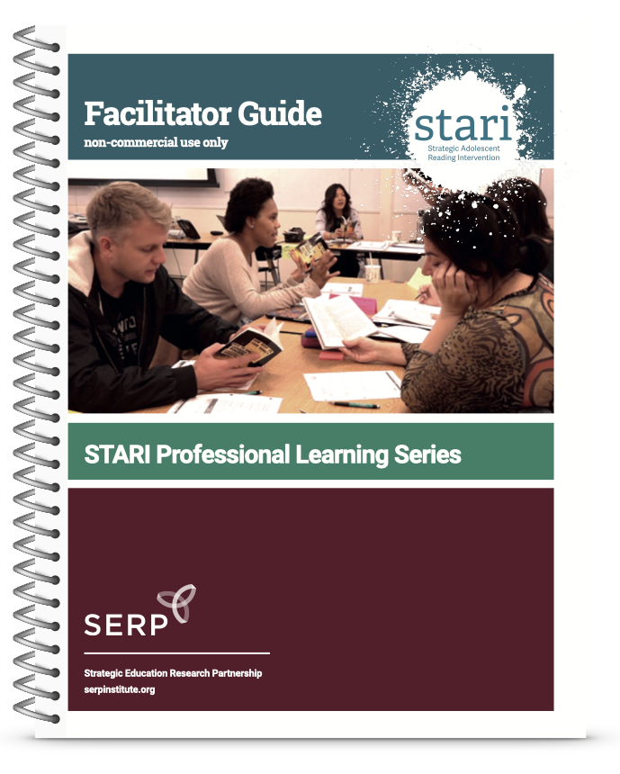 Facilitator Guide cover with people in a meeting and 