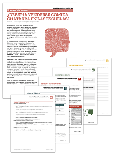 Word Generation Mexico Materials