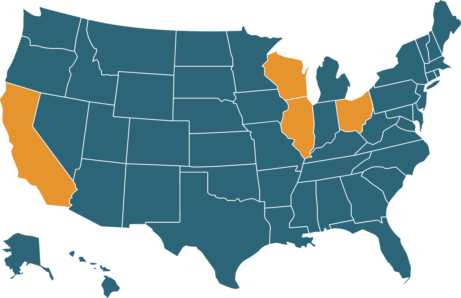 Map of STARI Events