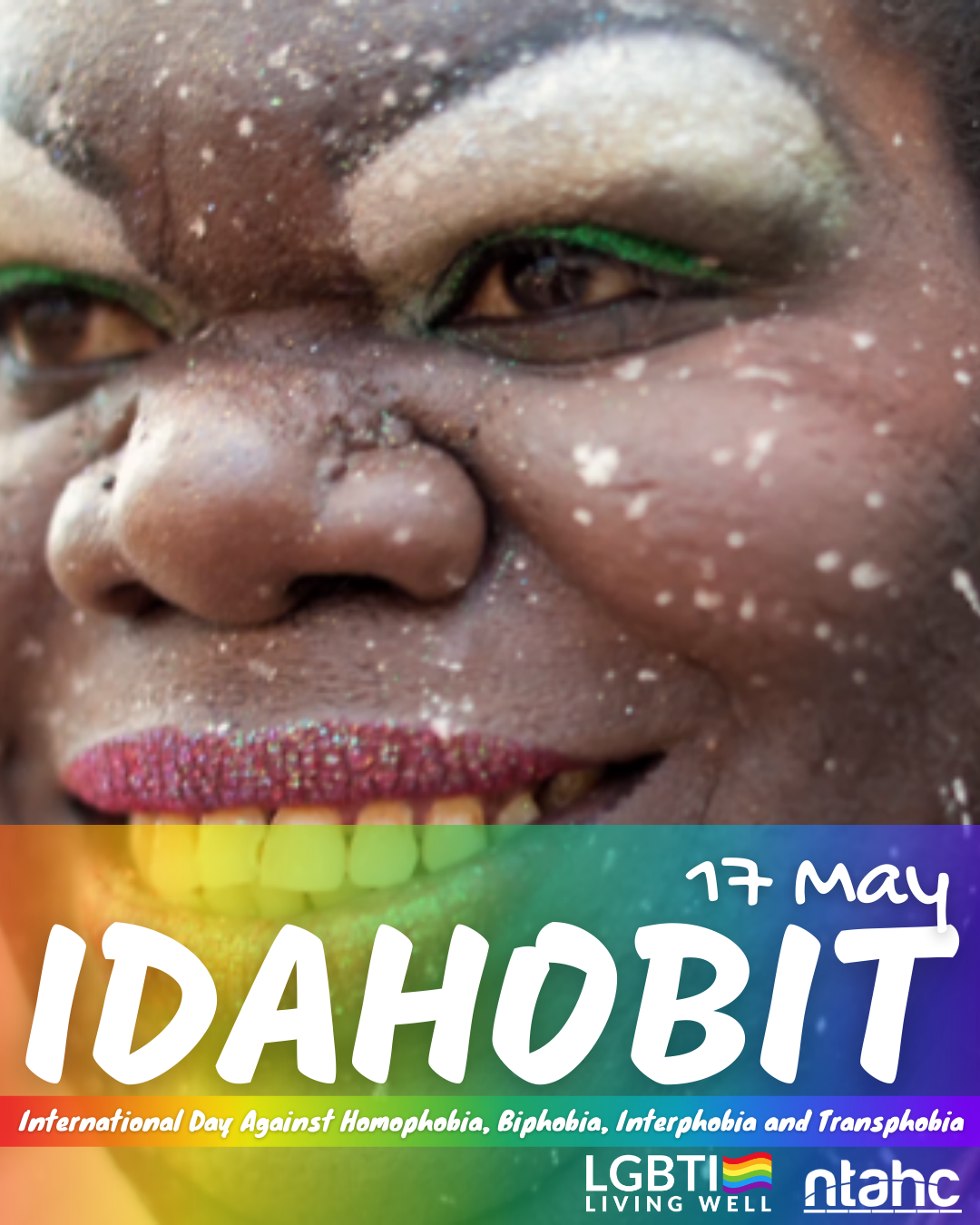 A poster for idahobit on may 17th