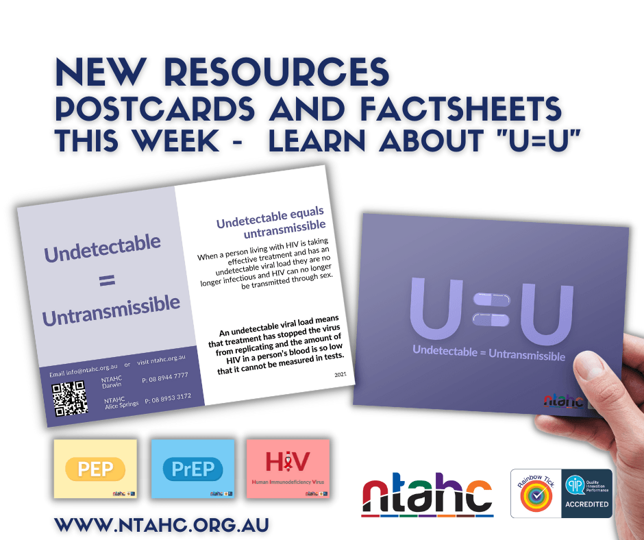 A hand is holding a postcard that says new resources postcards and factsheets this week learn about