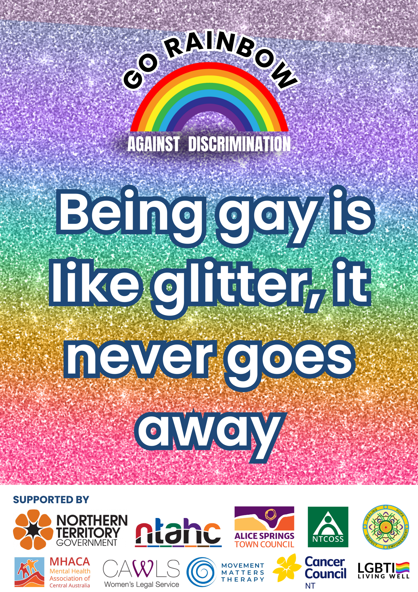 Being gay poster