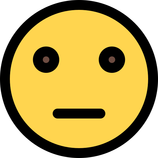 A yellow smiley face with a black circle around it.