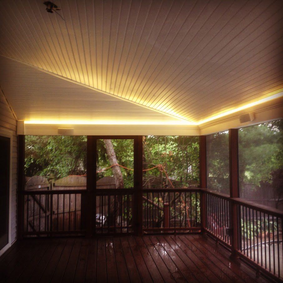 Covered Deck Lighting