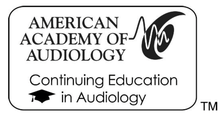 American Academy of Audiology Continuing Education