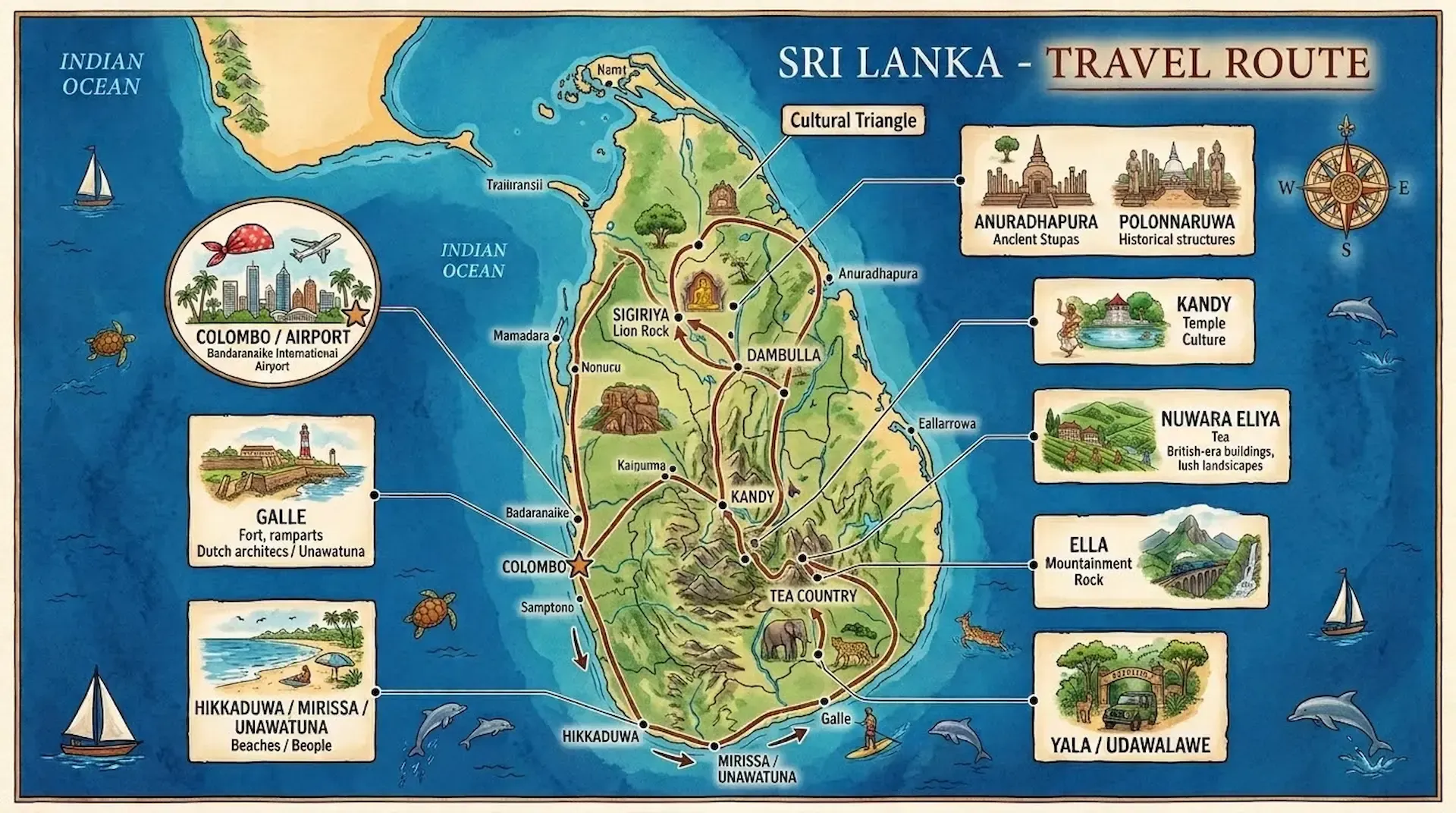 Suggested-Sri-Lanka-journey-map-showing-popular-travel-destinations-and-routes