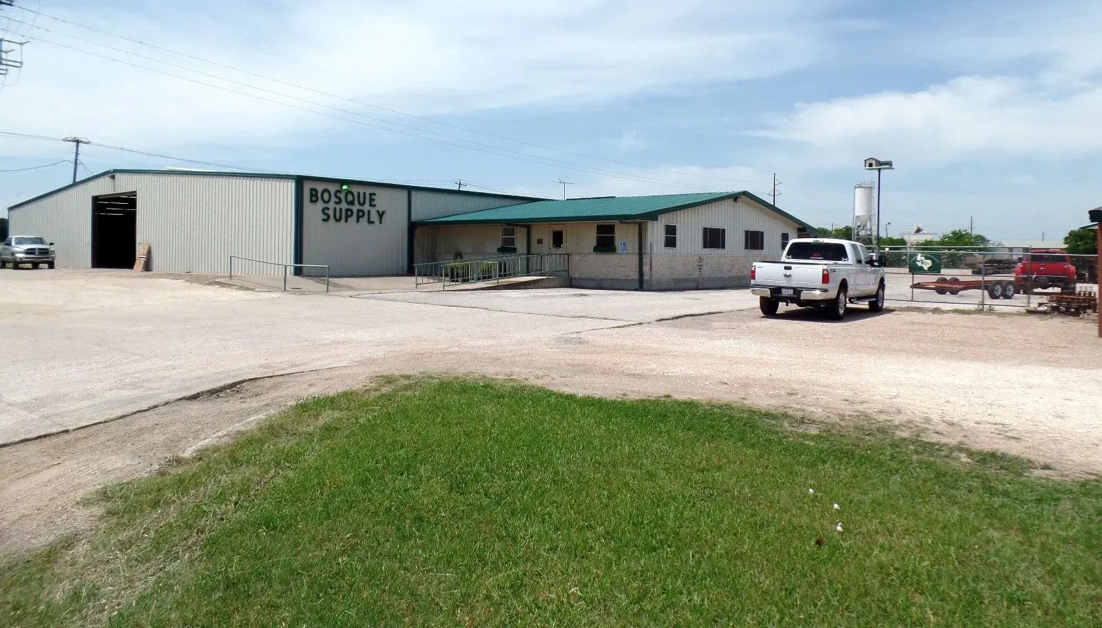 Truck Parked In Front Of Building - Clifton, TX - Bosque Supply Company