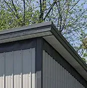Close Up Picture Of Roof Of Metal Building - Clifton, TX - Bosque Supply Company