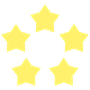 Icône de 5 étoiles