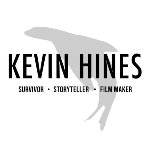 A logo for kevin hines survivor storyteller film maker