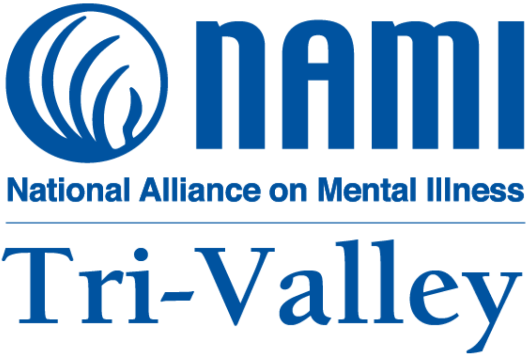 NAMI Tri-Valley logo with blue text and wave icon for National Alliance on Mental Illness