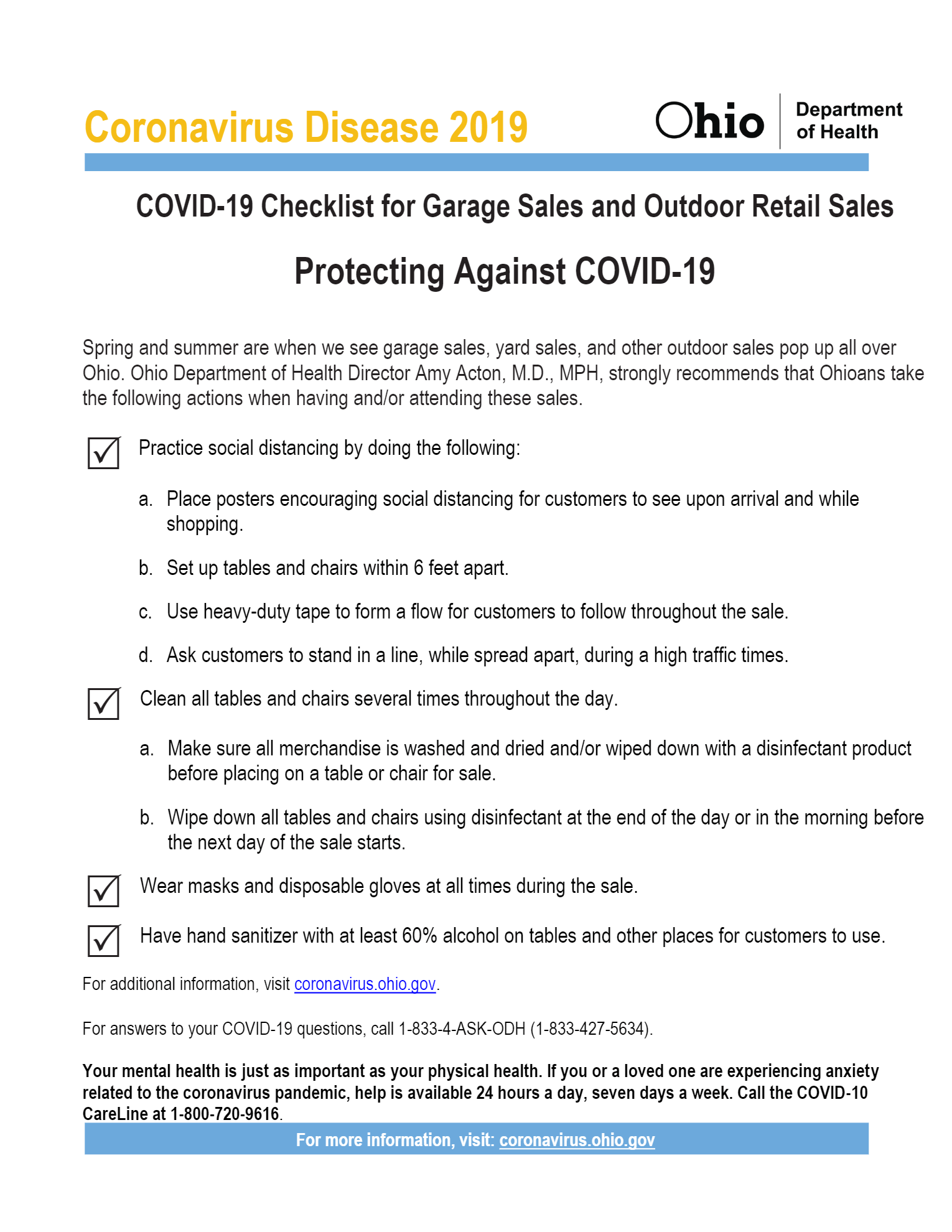 Covid Garage Sales