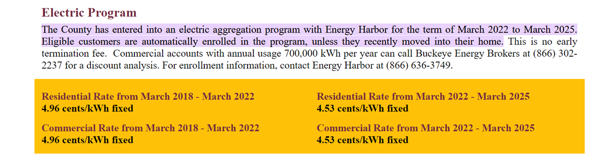 Electric Program