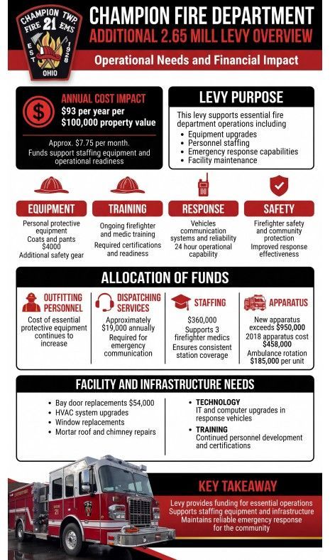 Champion Fire Department Operational Needs and Financial Impact