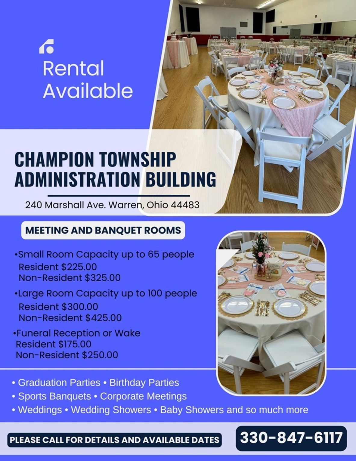 Township Building Rental