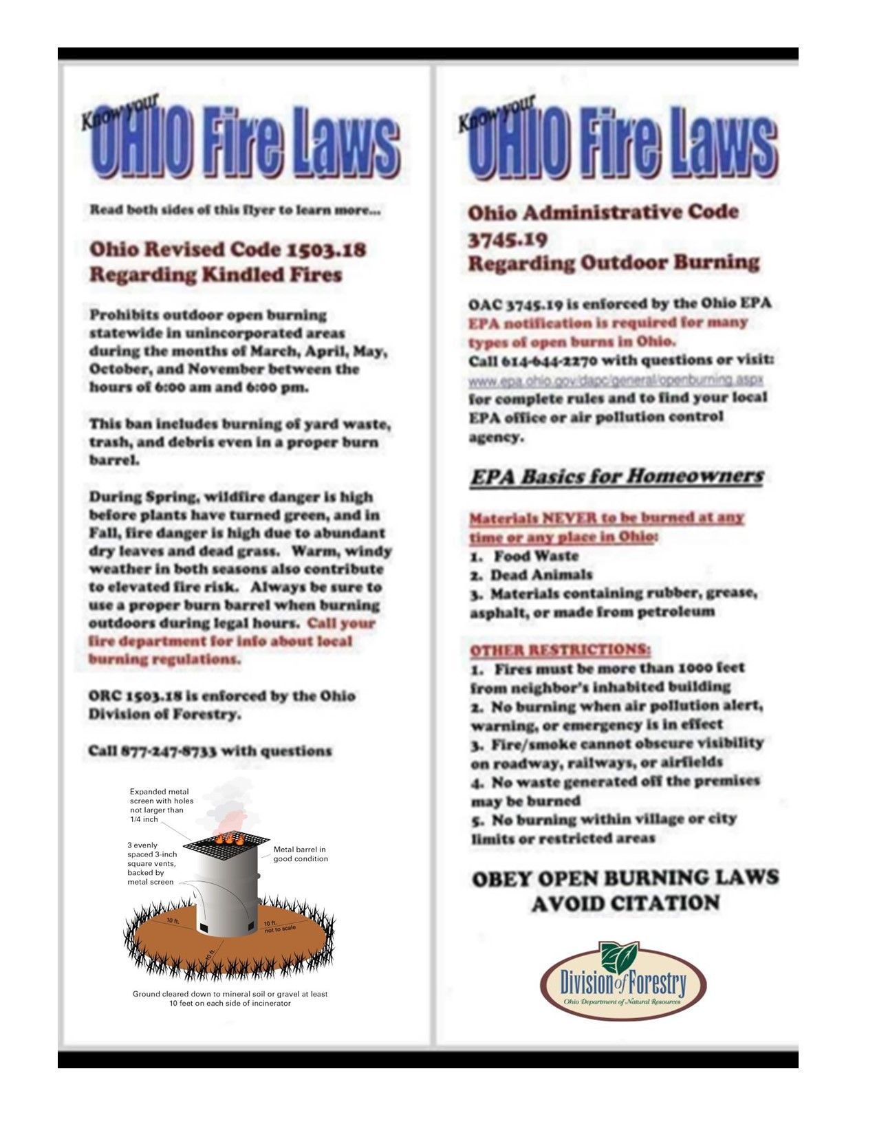 Fire Laws