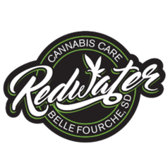 Redwater Cannabis Care logo with green circular border and white script text for Belle Fourche, SD