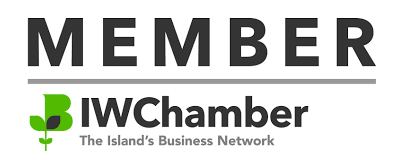MEMBER IWChamber logo with green leaf icon and “The Island’s Business Network” tagline