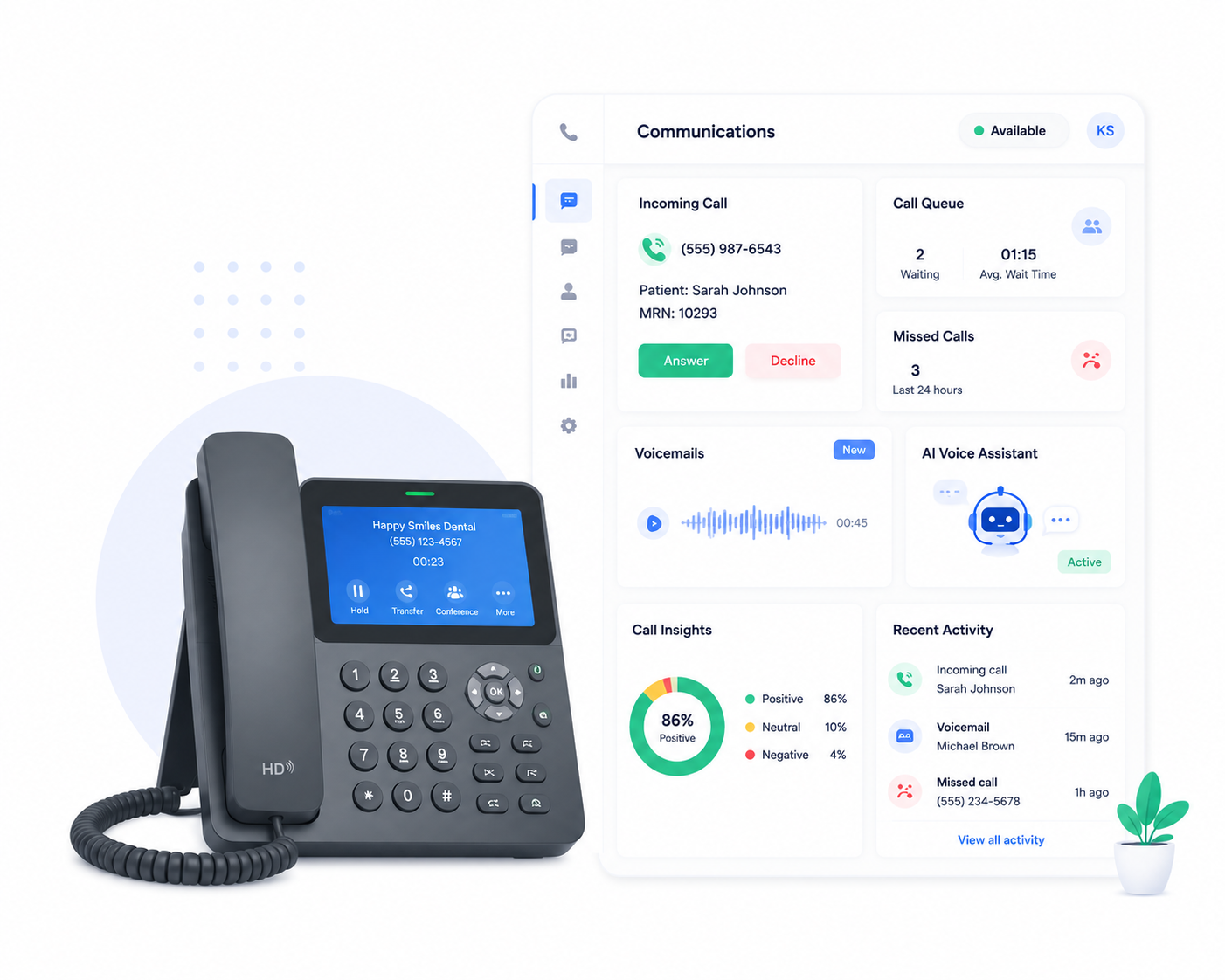 Healthcare phone system with SimpleChime