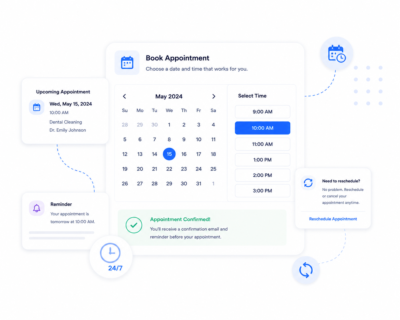 Appointment booking with SimpleChime