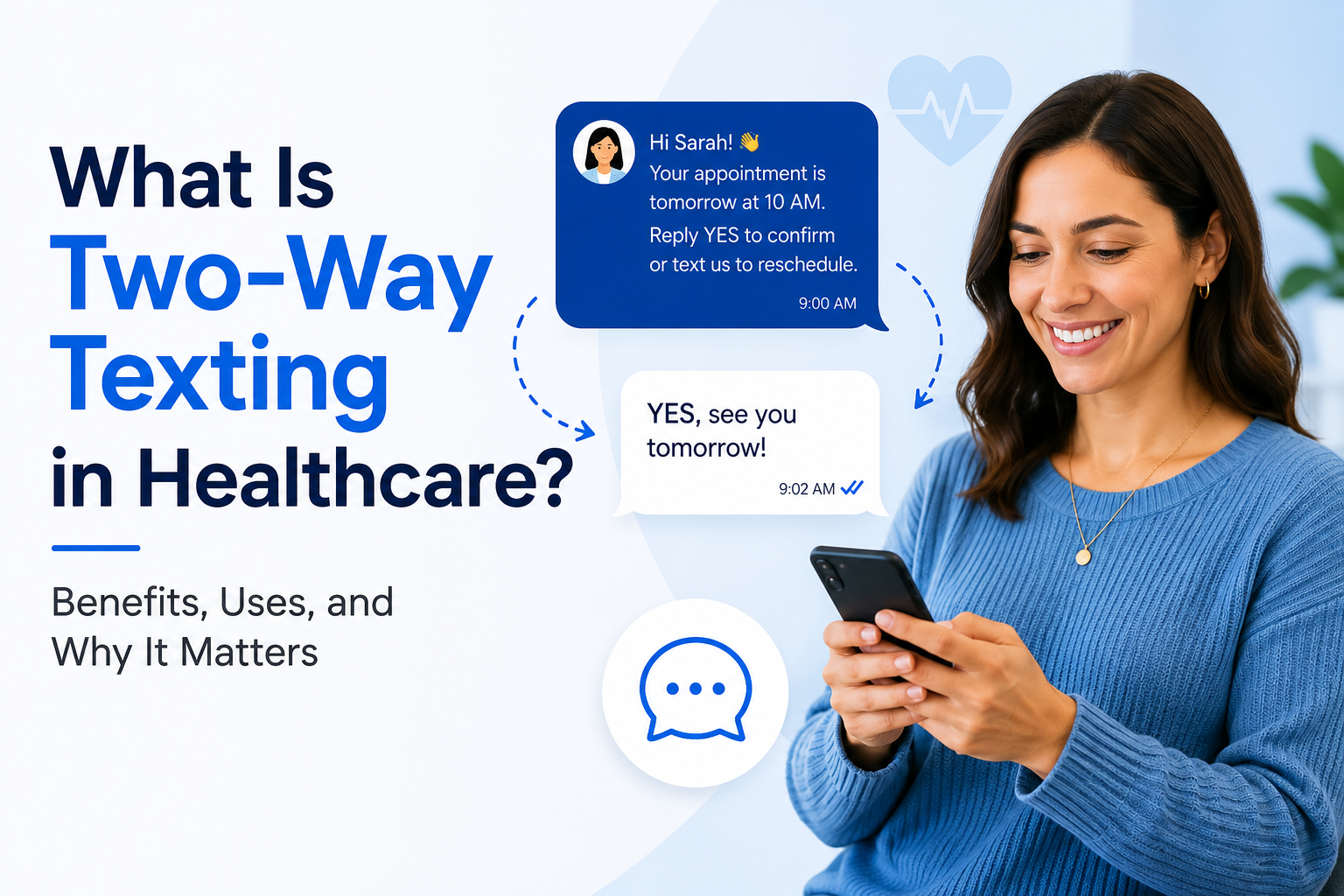 two-way texting in healthcare