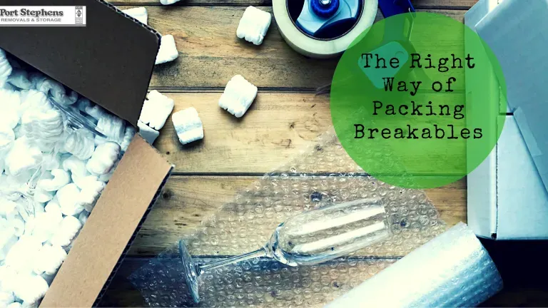 Way Of Packing Breakables Is To Use Bubble Wrap — Port Stephens Removals & Storage In Salt Ash, NSW