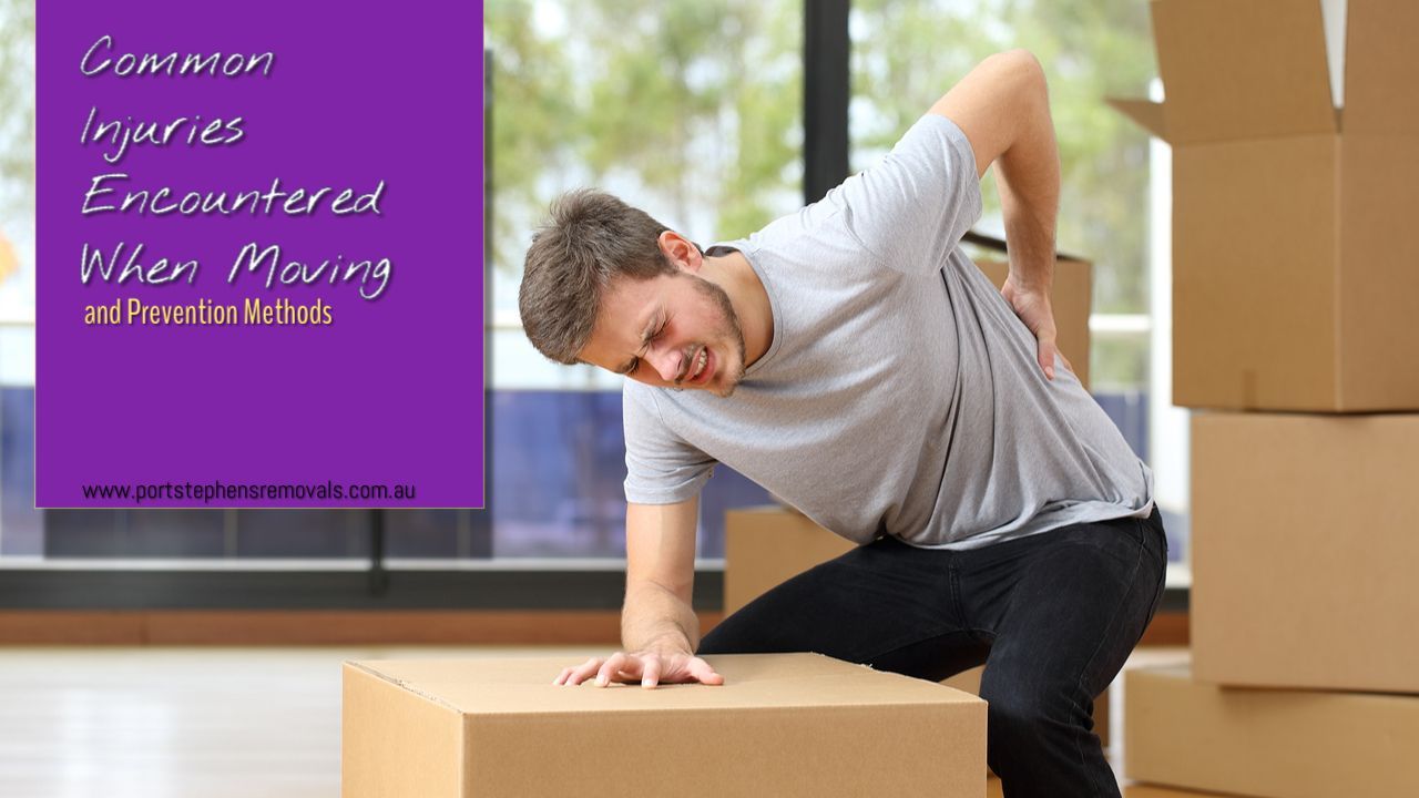 A Man Is Sitting On A Cardboard Box — Port Stephens Removals & Storage In Salt Ash, NSW