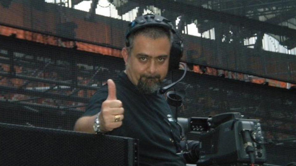 Pietro on stage