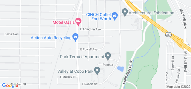 Map of business location