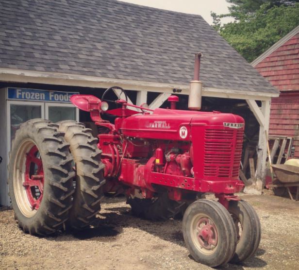 red tractor