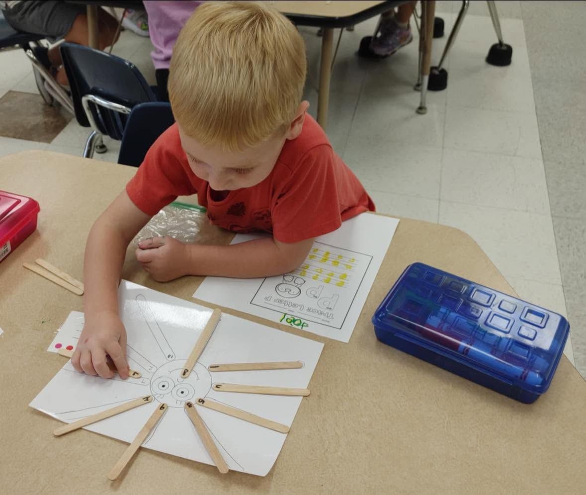 boy learning in class at St Rose of Lima Catholic School