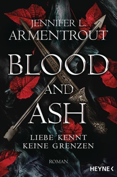 Ein Buch mit dem Titel „Blood and Ash“ von Jennifer L. Armentrout