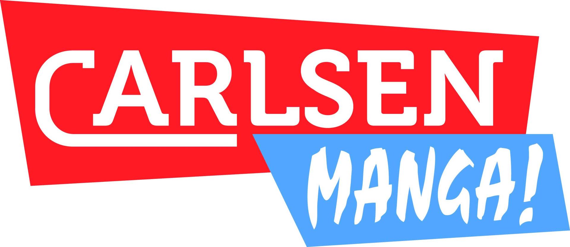 Das Logo für Carlsen Manga ist rot und blau